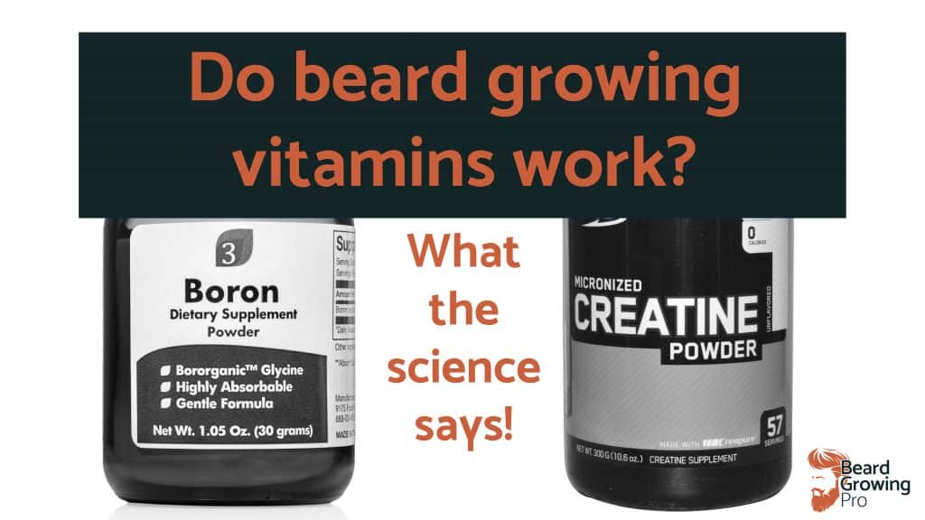 Do beard growing vitamins work - header
