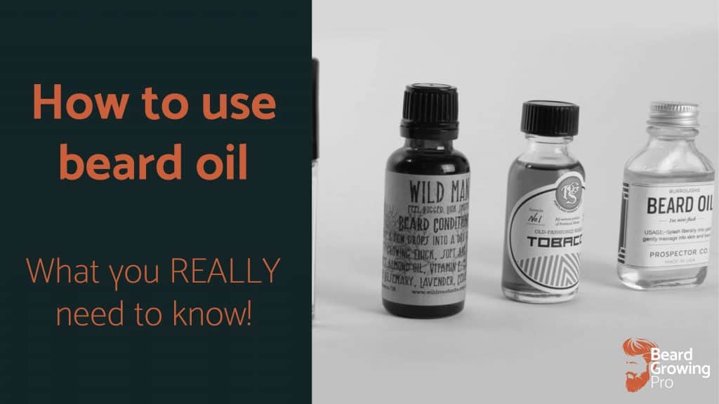 How to use beard oil