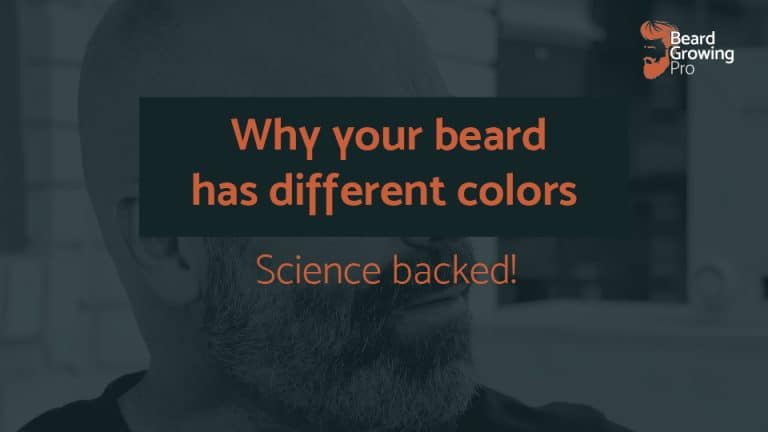 Why does my beard have different colors?