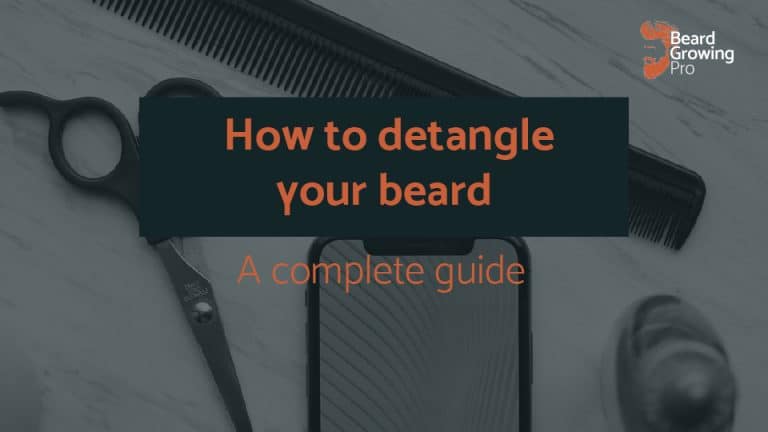 how to detangle your beard header