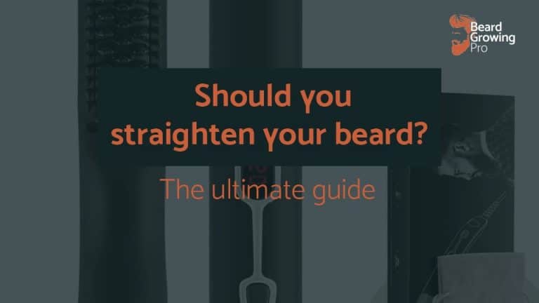 should you straighten your beard