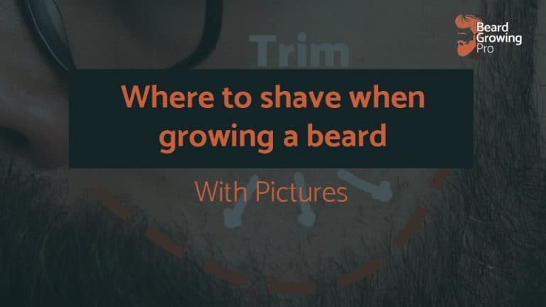 where to shave when growing a beard