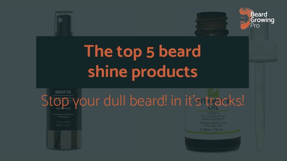 beard shine products