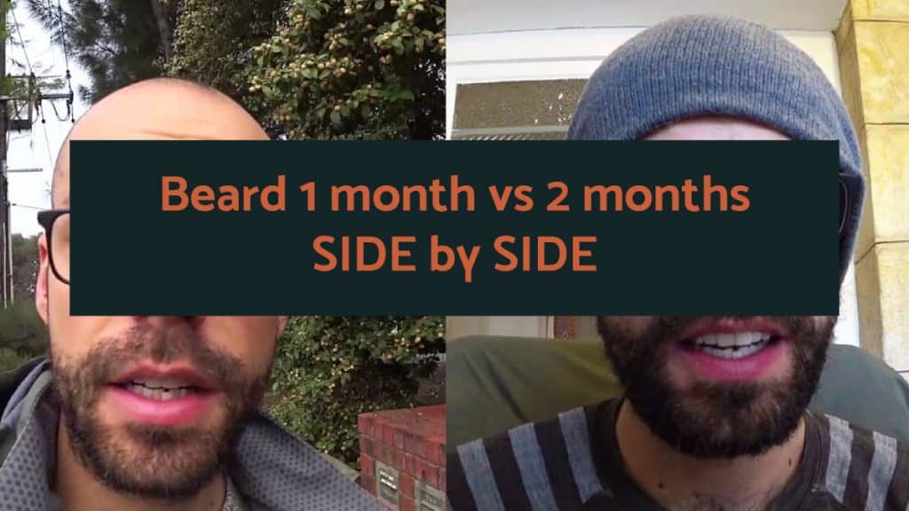 Beard 1 month vs 2 months
