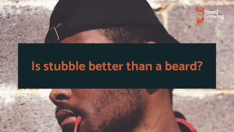 Is stubble better than a beard?