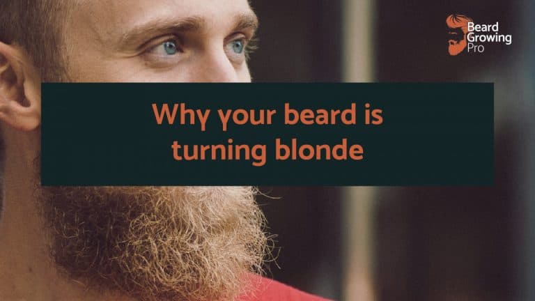Why is my beard turning blonde