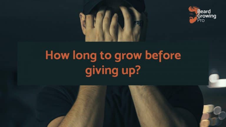 how long to grow a beard before giving up