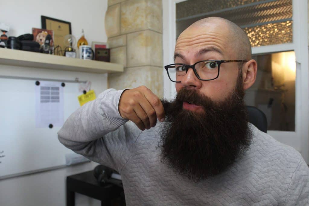 Does touching your beard damage it? Intense damage caused