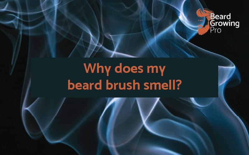 Why does my beard brush smell