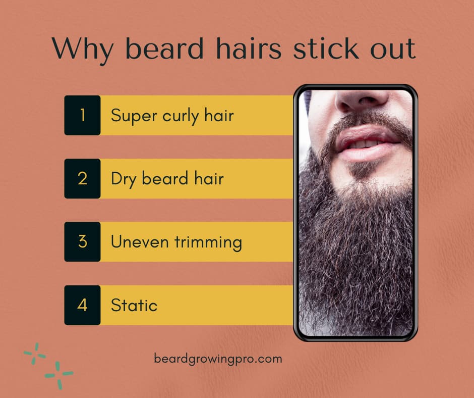 7 ways to keep beard hairs from sticking out [Simple tricks]